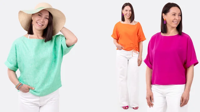 Videoanleitung Blusenshirt einfach selber nähen