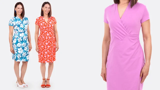 Videoanleitung Jerseykleid mit Drapierung selber nähen