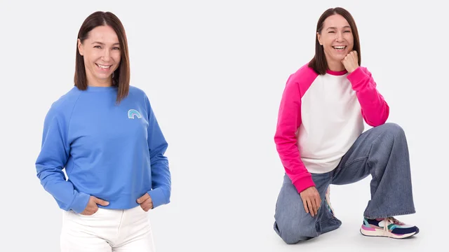 Videoanleitung Sweatshirt mit Raglanärmeln selber nähen