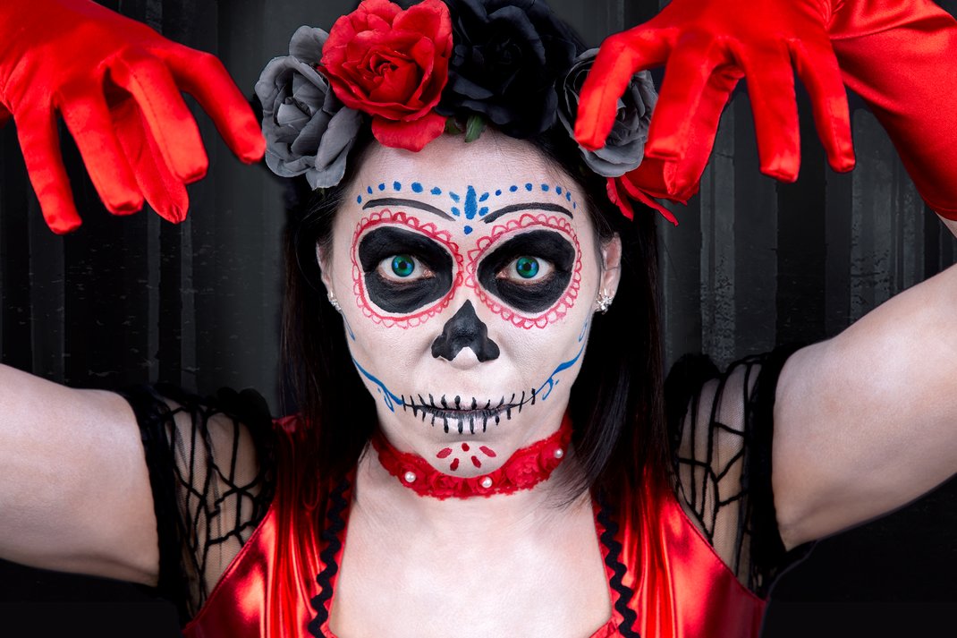 Dia de los Muertos Makeup Halloween Kostüm