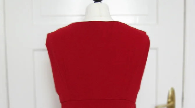 Weihnachtskleid selbst genäht