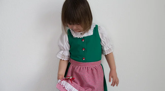 Dirndl selbst genäht