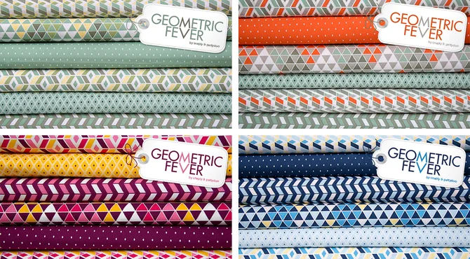 Geometric Fever pattydoo Stoffe