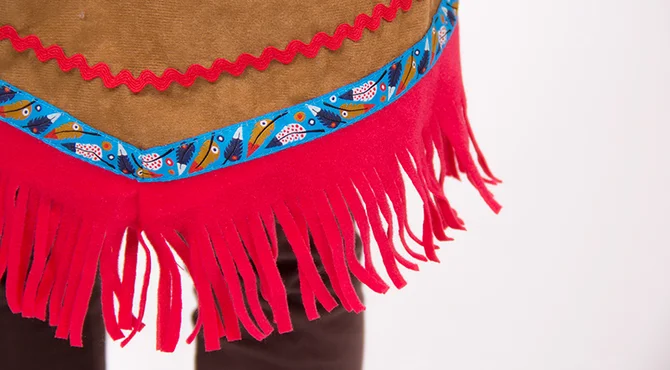 Indianerkostüm mit Fransen selber machen