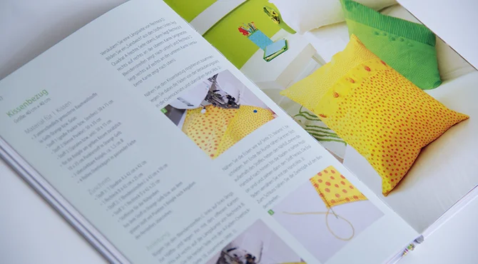 Buch: Kissen selber nähen mit der Overlock-Maschine