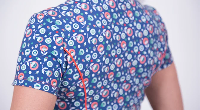 Kleid Jersey Paspel nähen