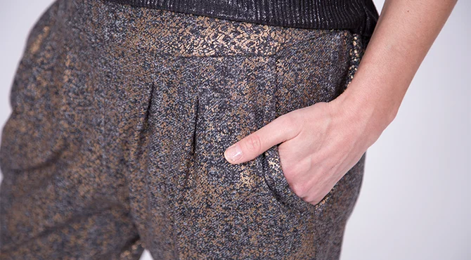 Sweathose Tasche nähen