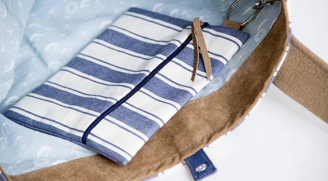 Innentasche für Shopper nähen