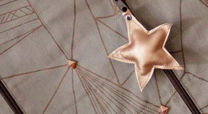 Adventskalender mit Sternen Dekoration