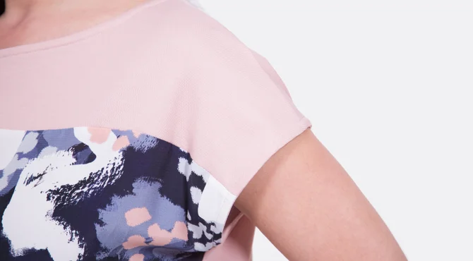 Schnittmuster Nähanleitung Sommershirt Damen kurzärmelig