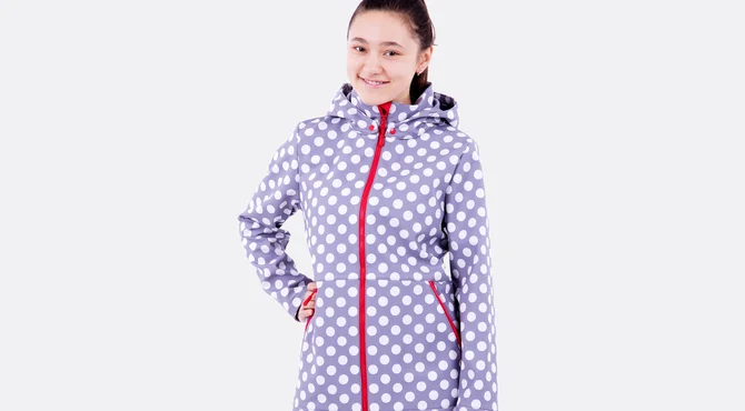 Schnittmuster Softshelljacke Mädchen Stehkragen