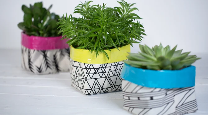 Schnittmuster Utensilo aus Wachstuch