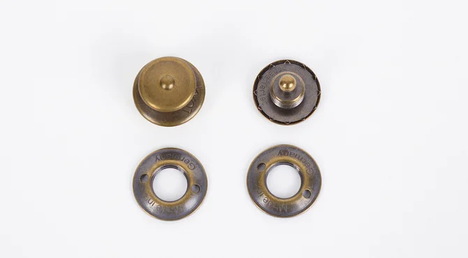 Druckknöpfe zum Anschrauben - Nähen lernen