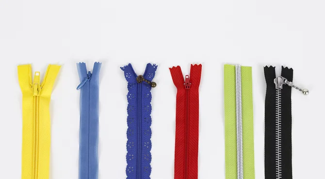 Spiralreißverschluss Spitzenreißverschluss metallisierter Reißverschluss - Nähen lernen