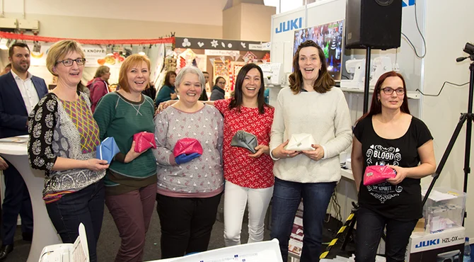 pattydoo Workshop am Juki Stand