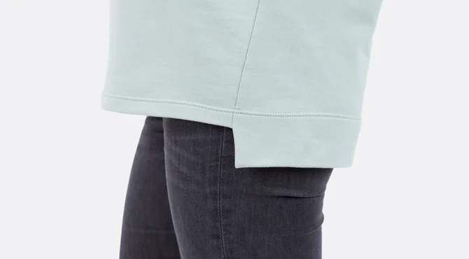 Schnittmuster Pullover Stufensaum Videoanleitung