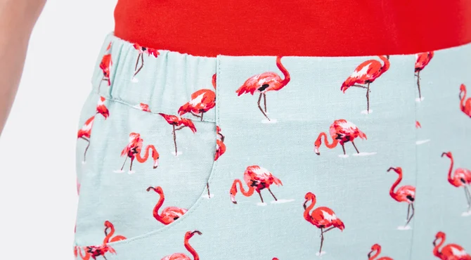 Schnittmuster Anleitung Shorts mit Gummibund