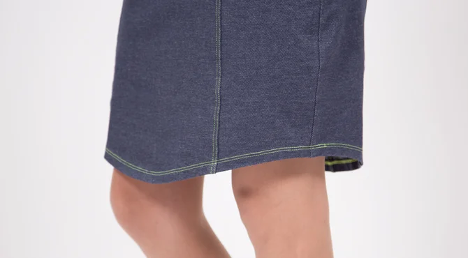 Schnittmuster Jerseykleid Teilungsnähte Nähanleitung