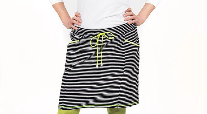 Schnittmuster Sweatrock sportlich selber nähen