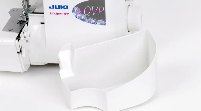 Jersey nähen Overlock-Maschine JUKI MO-2000 Abfallbehälter