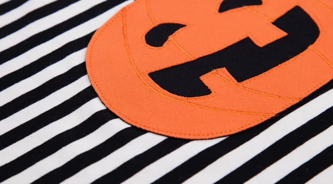 Nähanleitung Halloween Patches: Motiv Detail