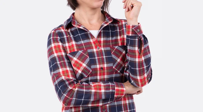 Karohemd nähen Anleitung Muster abstimmen