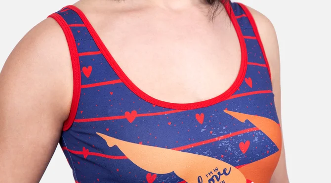 Schnittmuster Damentop Livia als Unterhemd selbernähen