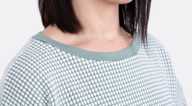 Schnittmuster Pullover Strickstoff Anleitung