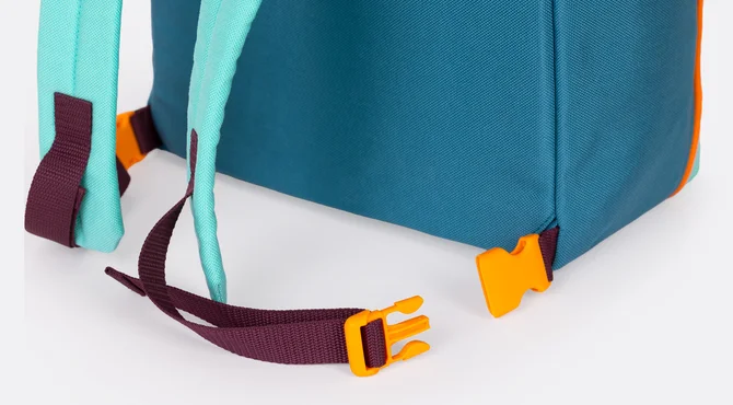 Anleitung Rucksack nähen Verschluss Steckschnalle