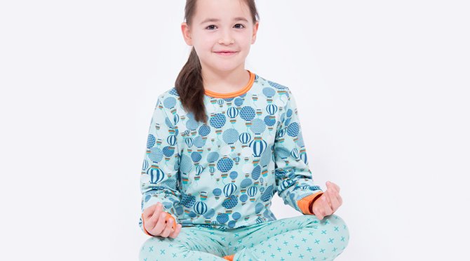 Schlafanzug Pyjama Kids nähen Anleitung