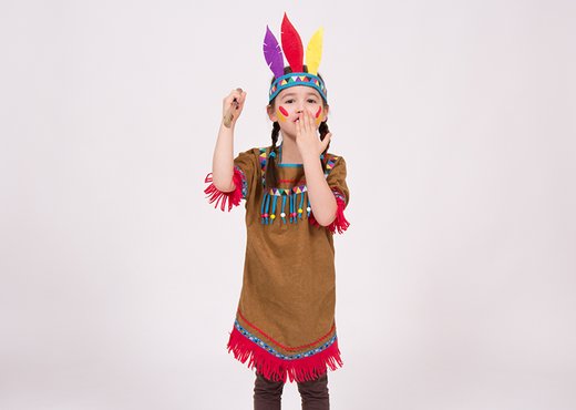 Indianer Kostüm für Kinder selber nähen