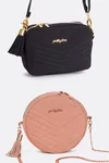 Schnittmuster Schultertasche rund eckig Circle Bag