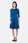 Schnittmuster Damenkleid mit Schleife am Ausschnitt Raglanärmel nähen