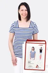 Papierschnittmuster Jill Shirt Kleid selber naehen