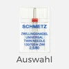 Schmetz Nähmaschinennadel Zwillingsnadel Universal Auswahl