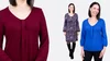 Videoanleitung für Damenkleid und Shirt mit Falte zum Selbernähen