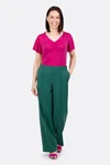 Damen-Schnittmuster für weite Hose aus Viskosestoff