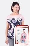 Papierschnittmuster Sara Damenshirt selber naehen