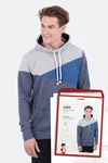 Papierschnittmuster Luke Freestyle Hoodie selber naehen