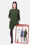 Papierschnittmuster Stacey A-Linien Kleid selber naehen
