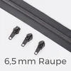 Reißverschluss Gunmetal 6,5mm Dunkelgrau D306 3m lang