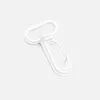 Karabiner Kunststoff 25mm weiß B3 