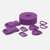 Kunststoff Zubehör Set mit Gurtband lila B41