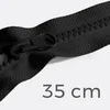 Reißverschluss teilbar 35cm schwarz B5