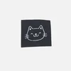 Webetikett "Katze", 30x30 mm, 1 Stück