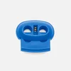 Kordelstopper Kunststoff 2-Loch, Blau B8
