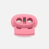 Kordelstopper Kunststoff 2-Loch, Schweinchenrosa D322