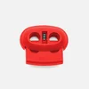 Kordelstopper Kunststoff 2-Loch, Feuerrot D820
