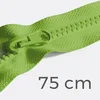 Reißverschluss teilbar 75cm Dunkelgrün D190