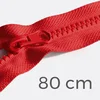 Reißverschluss teilbar 80cm Blutrot B54